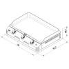 plancha a gas fusion 75 grigio scuro-eno-quaiato