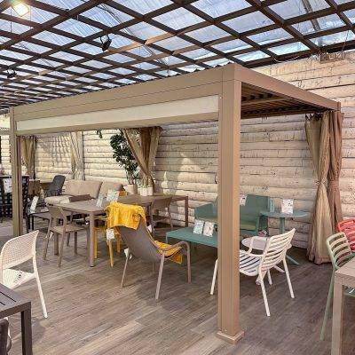 pergola oasi-bianca-quaiato-pergole da giardino a verona-arredo giardino
