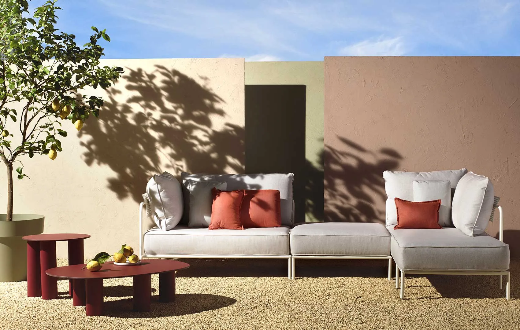 Salotto modulare da giardino Flap | SCAB - immagine 6