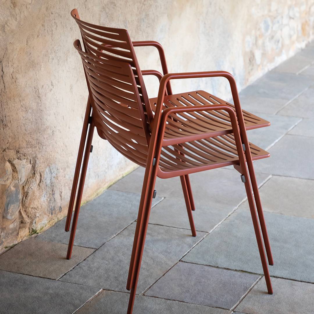 Sedia con braccioli da giardino Zebra | FAST - immagine 2