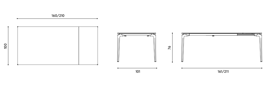 Tavolo da giardino AllSize 160 | FAST - immagine 4