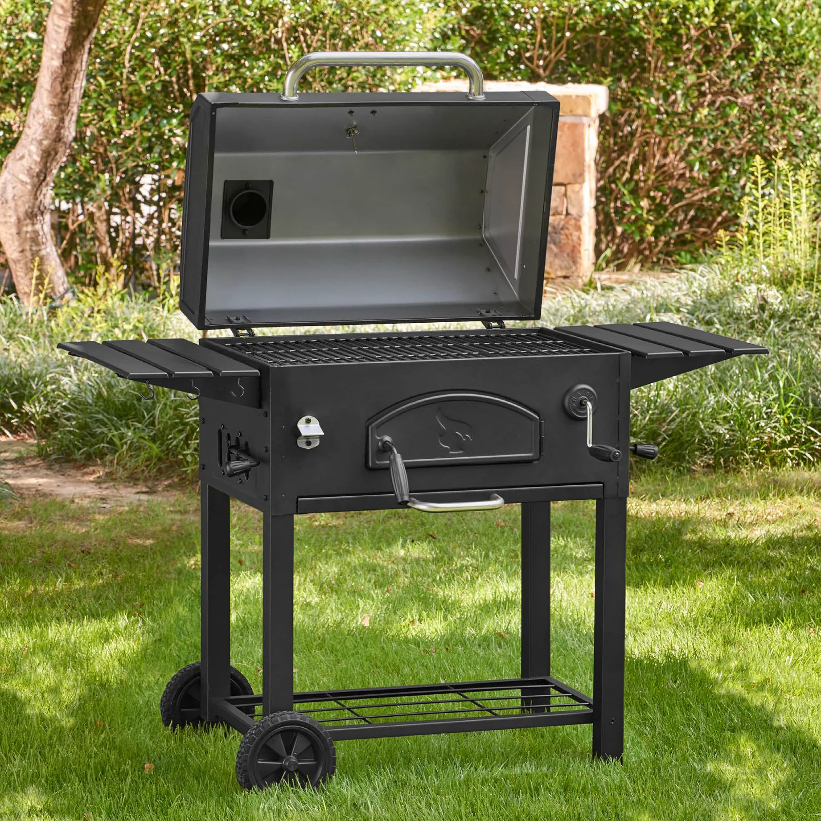 Barbecue a carbone tradizionale e affumicatore - Char-Griller - immagine 8