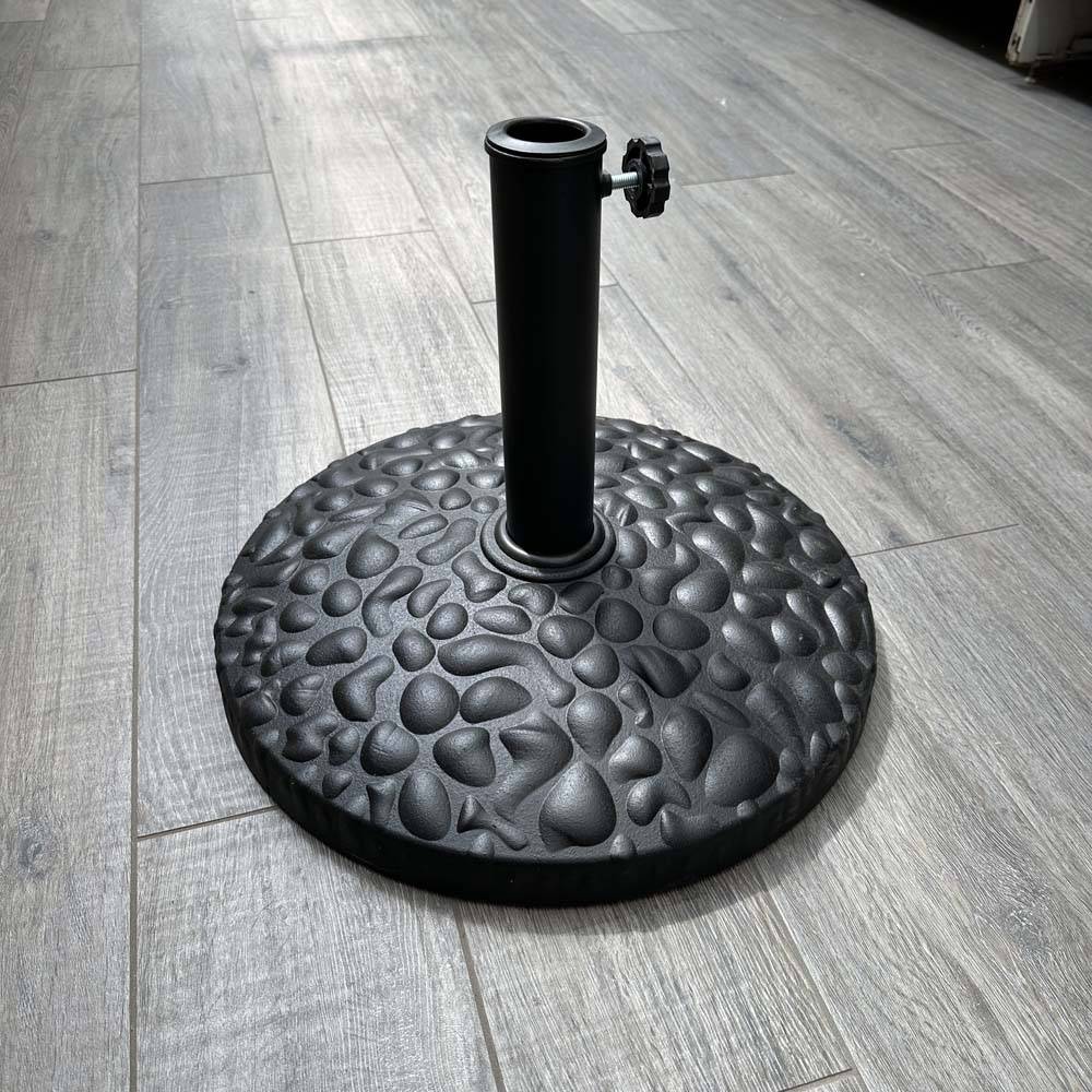 Base ombrellone rotonda nera 10Kg