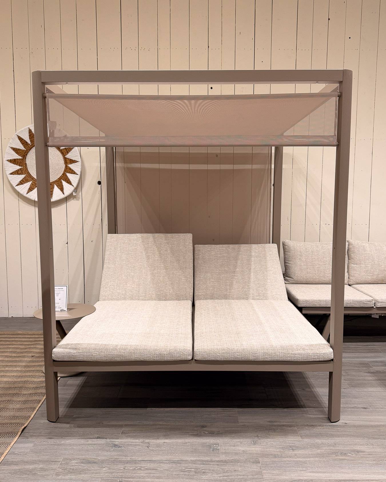 Letto a baldacchino biposto da giardino - immagine 2