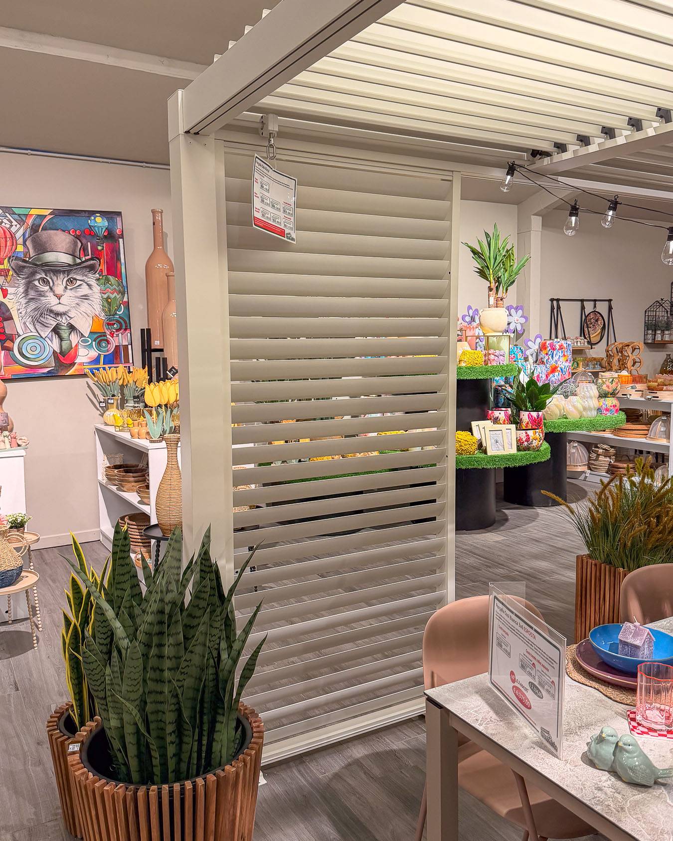 Pannello laterale frangisole per pergola OASI - immagine 2